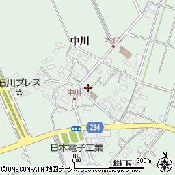 愛知県豊明市沓掛町中川236-3周辺の地図