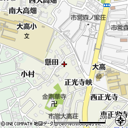 愛知県名古屋市緑区大高町北横峯106周辺の地図