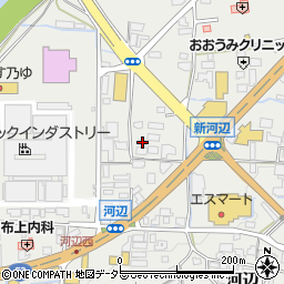 岡山県津山市河辺1051周辺の地図