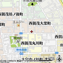 京都府京都市北区西賀茂大栗町27-10周辺の地図