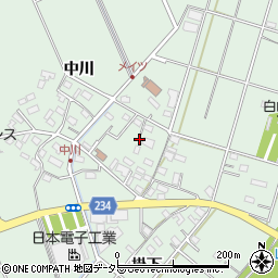 愛知県豊明市沓掛町中川221周辺の地図