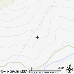 愛知県北設楽郡東栄町中設楽大川内周辺の地図