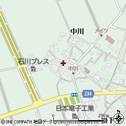 愛知県豊明市沓掛町中川155周辺の地図