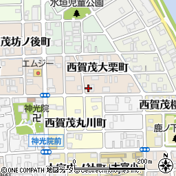 京都府京都市北区西賀茂大栗町88-1周辺の地図