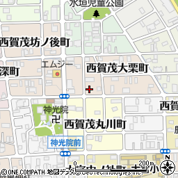 京都府京都市北区西賀茂大栗町27-6周辺の地図