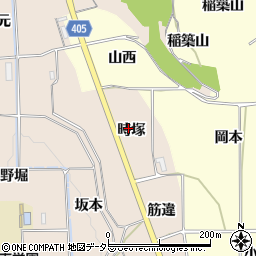 京都府亀岡市馬路町時塚周辺の地図