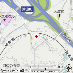 岡山県津山市河辺1357周辺の地図