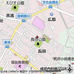 愛知県豊明市西川町周辺の地図