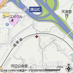 岡山県津山市河辺1347周辺の地図