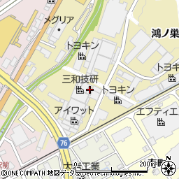 愛知県豊田市鴻ノ巣町5丁目9周辺の地図