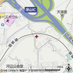 岡山県津山市河辺1352周辺の地図