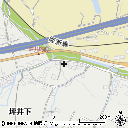 岡山県津山市坪井下406周辺の地図