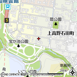 京都府京都市左京区上高野鷺町46周辺の地図