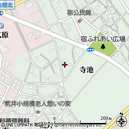 愛知県豊明市沓掛町寺池77周辺の地図