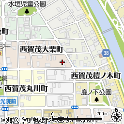 京都府京都市北区西賀茂大栗町76周辺の地図
