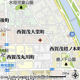 京都府京都市北区西賀茂大栗町83周辺の地図