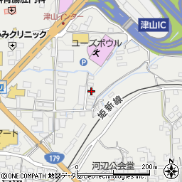岡山県津山市河辺862周辺の地図