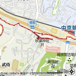 愛知県豊明市栄町武侍6-8周辺の地図