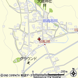 兵庫県西脇市黒田庄町田高642周辺の地図