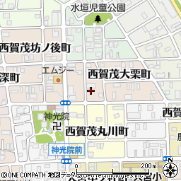 京都府京都市北区西賀茂大栗町27-3周辺の地図