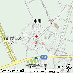 愛知県豊明市沓掛町中川112周辺の地図