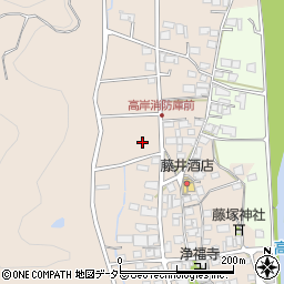 兵庫県多可郡多可町中区高岸周辺の地図