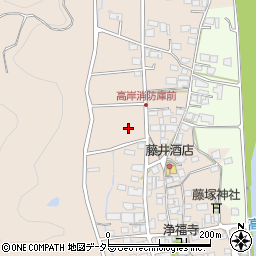 兵庫県多可町（多可郡）中区高岸周辺の地図