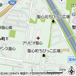 愛知県豊田市聖心町周辺の地図