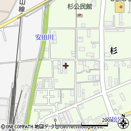 兵庫県丹波篠山市杉100周辺の地図