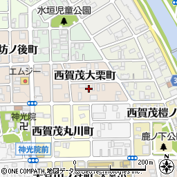 京都府京都市北区西賀茂大栗町59周辺の地図