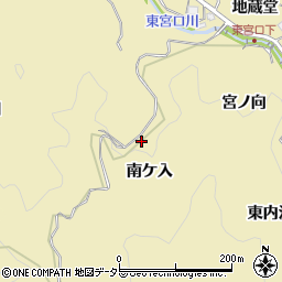 愛知県豊田市坂上町南ケ入周辺の地図