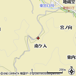 愛知県豊田市坂上町（南ケ入）周辺の地図