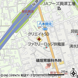 クリエイトＳＤ清水興津店周辺の地図