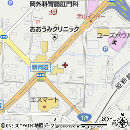岡山県津山市河辺920-9周辺の地図