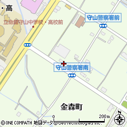 京都新聞・守山新聞センター周辺の地図