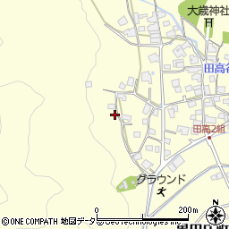 兵庫県西脇市黒田庄町田高750周辺の地図