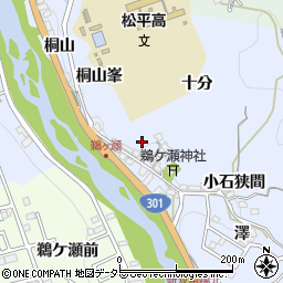 愛知県豊田市鵜ケ瀬町（西洞）周辺の地図
