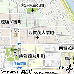 京都府京都市北区西賀茂大栗町57周辺の地図