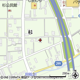 兵庫県丹波篠山市杉252周辺の地図