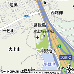 愛知県名古屋市緑区大高町常世島周辺の地図