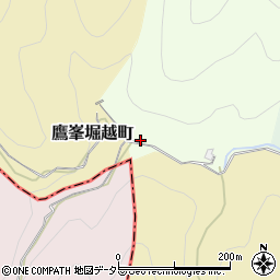 京都府京都市北区鷹峯大谷町周辺の地図
