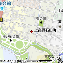 京都府京都市左京区上高野鷺町37周辺の地図