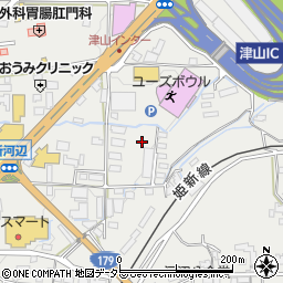 岡山県津山市河辺861周辺の地図