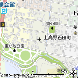 京都府京都市左京区上高野鷺町38周辺の地図