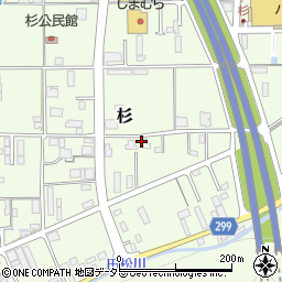 兵庫県丹波篠山市杉251周辺の地図
