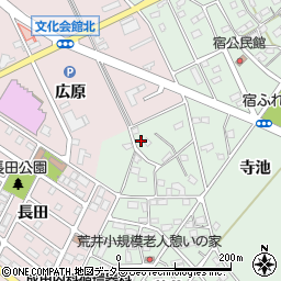 愛知県豊明市沓掛町寺池23周辺の地図