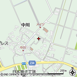 愛知県豊明市沓掛町中川231周辺の地図
