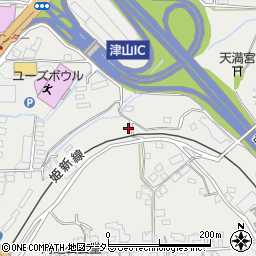 岡山県津山市河辺834周辺の地図