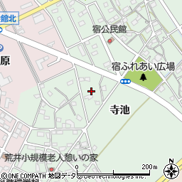 愛知県豊明市沓掛町寺池70周辺の地図