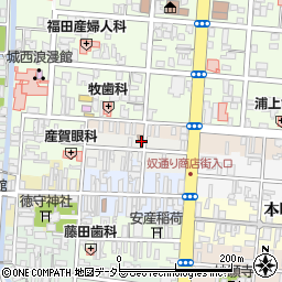 上紺屋町会館周辺の地図